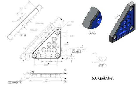GSG QuikChek for Calibrating CMMs - Various Sizes