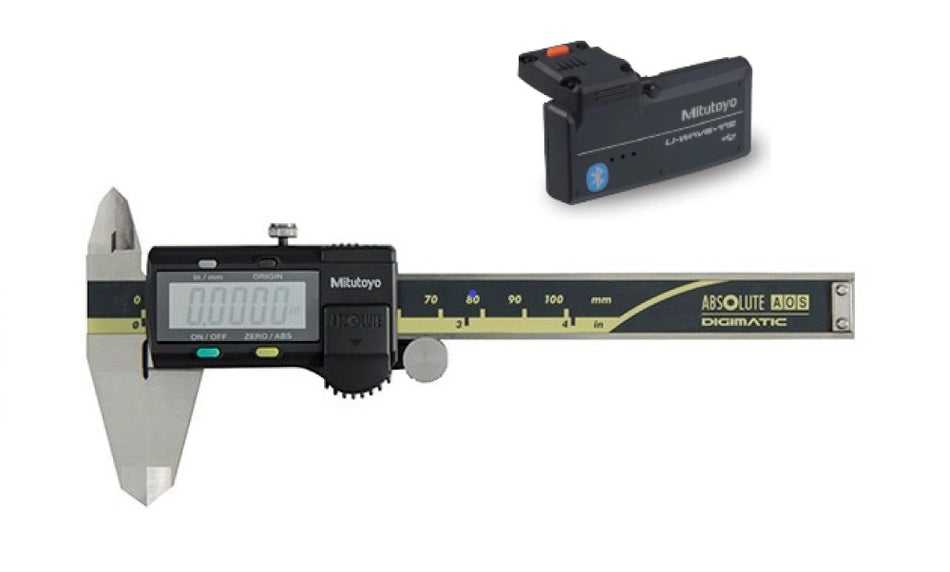 64PKA309 Mitutoyo Caliper 4" Bluetooth FIT Package