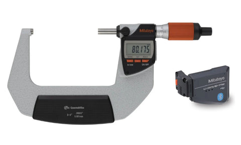 64PKA317 Mitutoyo QuantuMike Micrometer Bluetooth Package, 3-4
