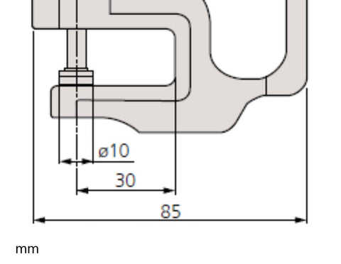 7301A Mitutoyo Dial Thickness Gage 0-10mm