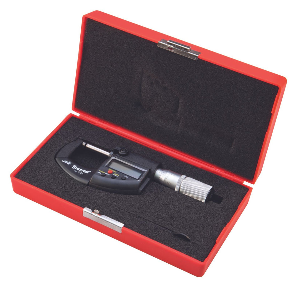 733.1XFL-1 Starrett Electronic Micrometer 0-1"