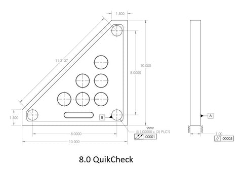 GSG QuikChek for Calibrating CMMs - Various Sizes