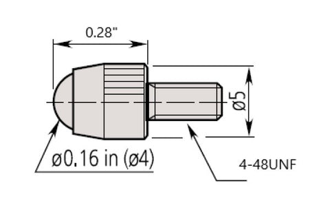 902018 Mitutoyo Indicator Contact Point