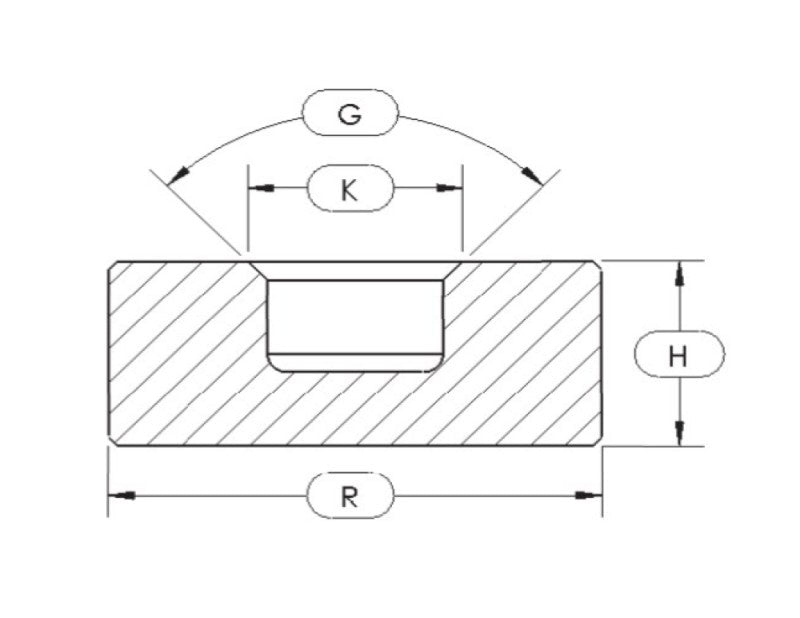 Chamfer Ring Masters, 90°, Various Sizes