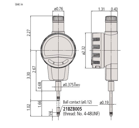 543-727B-02-USB Mitutoyo Indicator to USB Package 1