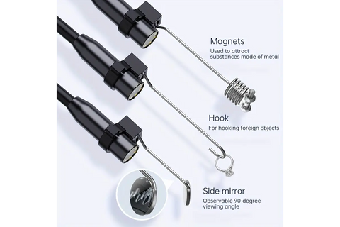Industrial Borescope with Semi Rigid Cable