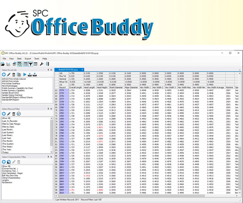 QC-CALC Office Buddy Software QC-CALC SPC Software Prolink   