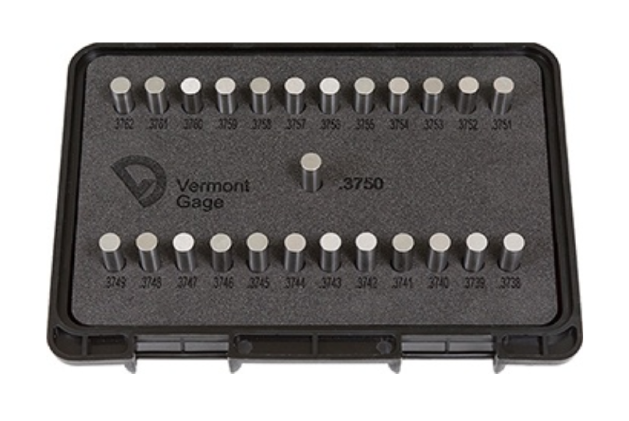 Pin Set Sign Vermont Class X 25pc Over / Under Gage Pin Set - Various Sizes – GreatGages