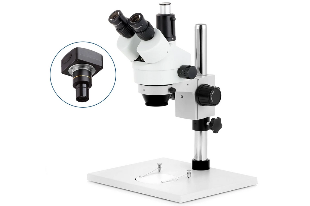 SM1TZZ10M Video Microscope, 3.5X - 180X Zoom w/ 10MP USB Camera & LED Light