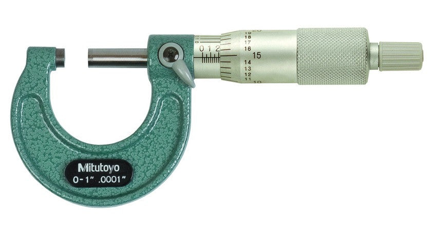 103-131 Mitutoyo Micrometer 0-1", .0001" Grad Standard Micrometers Mitutoyo   