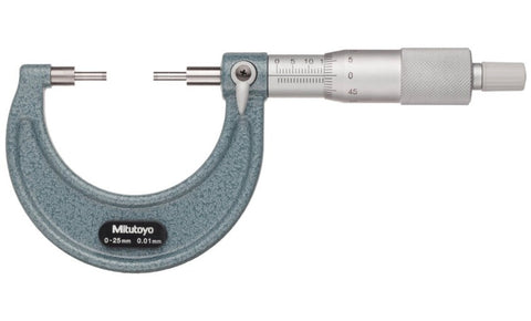 111-115 Mitutoyo Micrometer 0-25mm Standard Micrometers Mitutoyo   