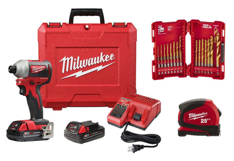 Milwaukee Tool Cordless Impact Driver Kit w/ Free Shipping Drill / Driver Milwaukee Tool   