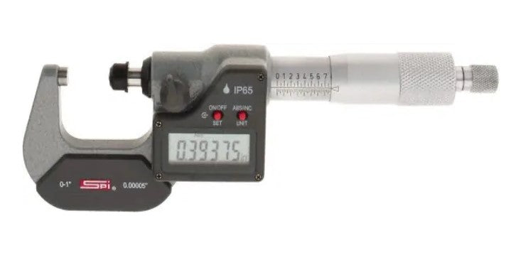 12-047-7 SPI IP65 Electronic Micrometer 0-1