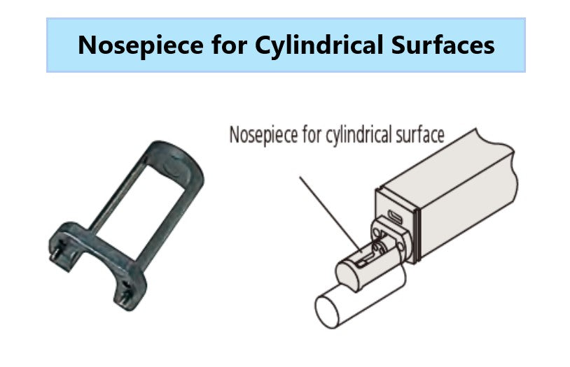 12AAA218 Mitutoyo SJ-210 and SJ-310 Nosepiece for Cylindrical Surfaces Surface Roughness Tester Accessories Mitutoyo   