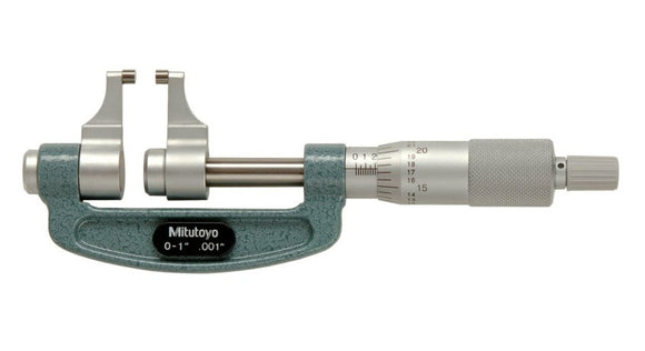 143-121 Mitutoyo Caliper Type Micrometer 0-1