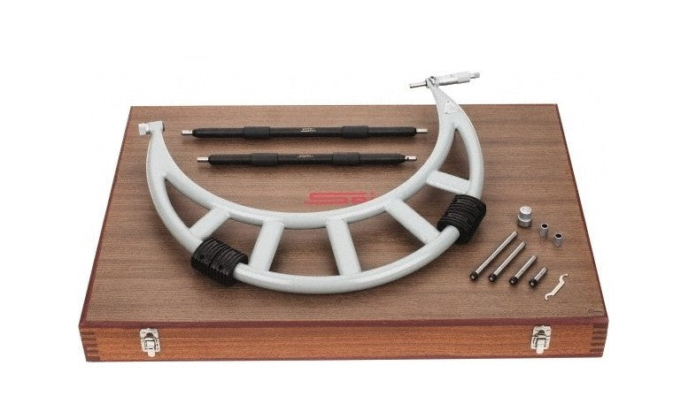 17-787-3 SPI Micrometer with Interchangeable Anvils 12-16" Standard Micrometers SPI   