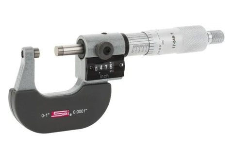 17-849-1 SPI Digit Counter Outside Micrometer 0-1