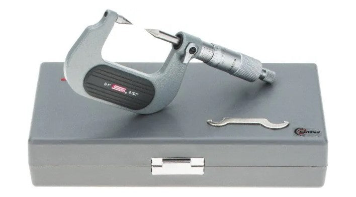 Shell Point Micrometer Standard Point Micrometers – GreatGages