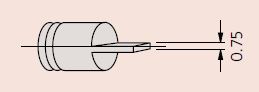 208100 Mitutoyo Micrometer Blade Anvil Attachment