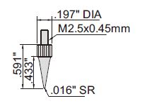 2142-102 INSIZE Electronic Depth Gage 0.5