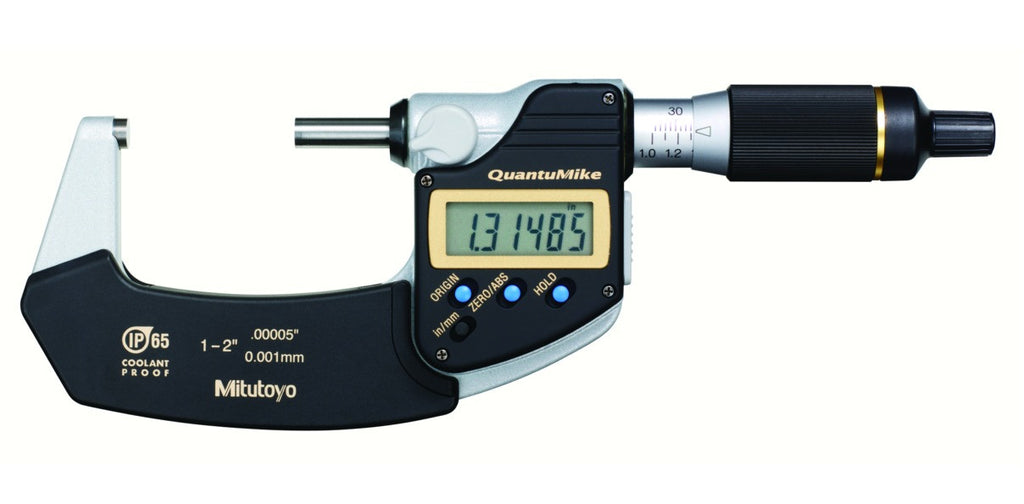 293-181-30 Mitutoyo QuantuMike Micrometer 1-2