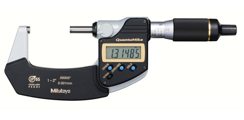 293-186-30 Mitutoyo QuantuMike Micrometer No Output 1-2