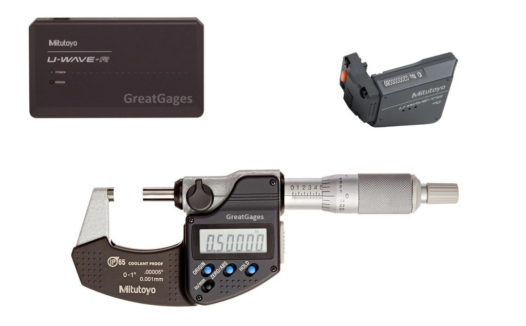 293-330-30-UWF Mitutoyo Micrometer to PC Wireless U-Wave FIT Package Digital Micrometer Mitutoyo   