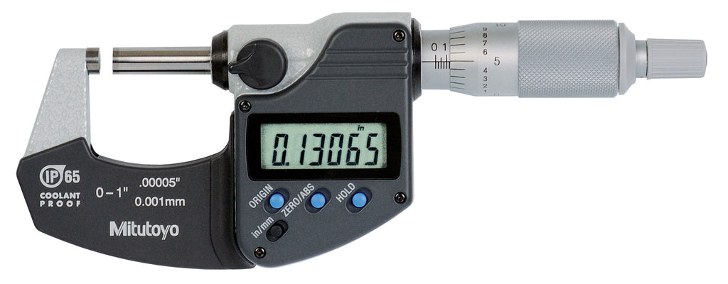293-340-30 Mitutoyo Coolant Proof Micrometer 0-1