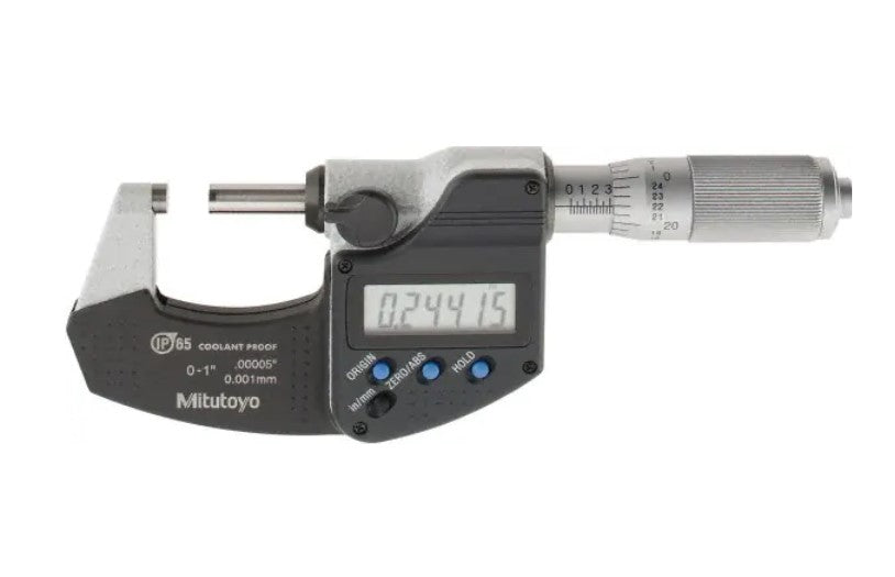 293-348-30 Mitutoyo Coolant Proof Micrometer 0-1" Digital Micrometer Mitutoyo   