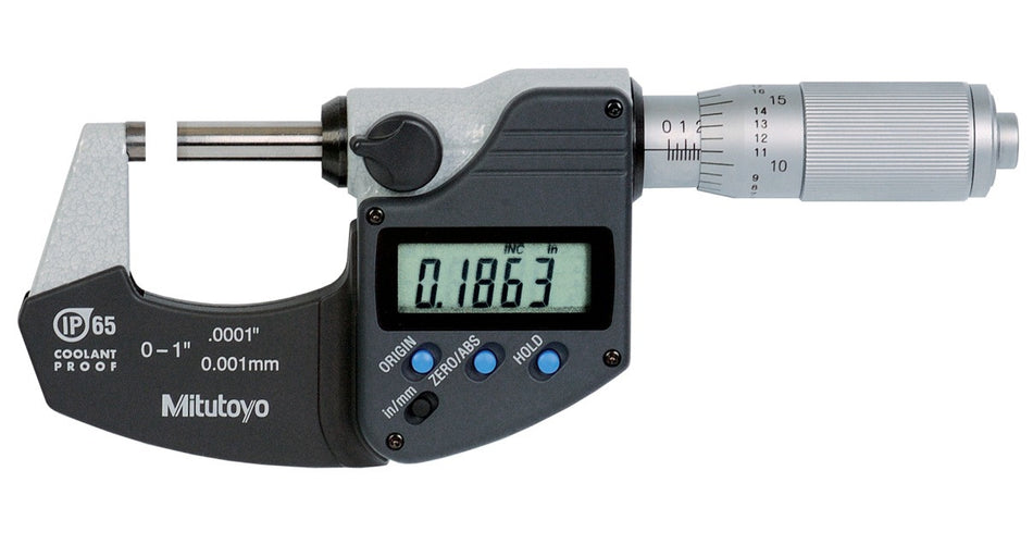 293-349-30 Mitutoyo Micrometer 0-1" Digital Micrometer Mitutoyo   