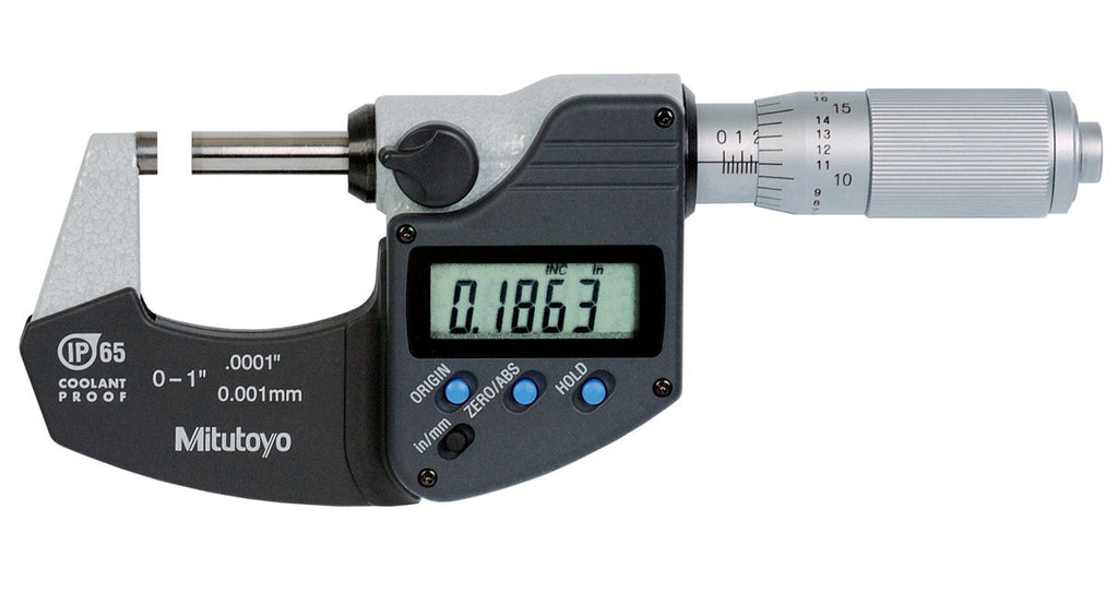 293-349-30-CAL Mitutoyo Digital Micrometer 0-1