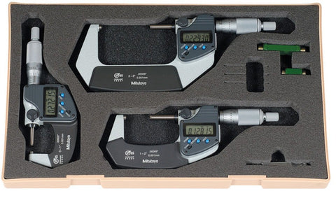 293-960-30 Mitutoyo Digital Micrometer Set 0-3