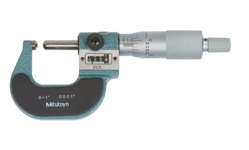 295-253 Mitutoyo Ball Anvil Micrometer 0-1