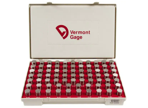 Vermont Steel Metric Gage Pin Set 21.01mm - 22.49mm Vermont Pin Gages Vermont   