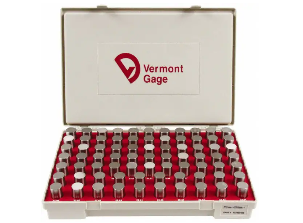 Vermont Steel Metric Gage Pin Set 22.51mm - 23.99mm Vermont Pin Gages Vermont   