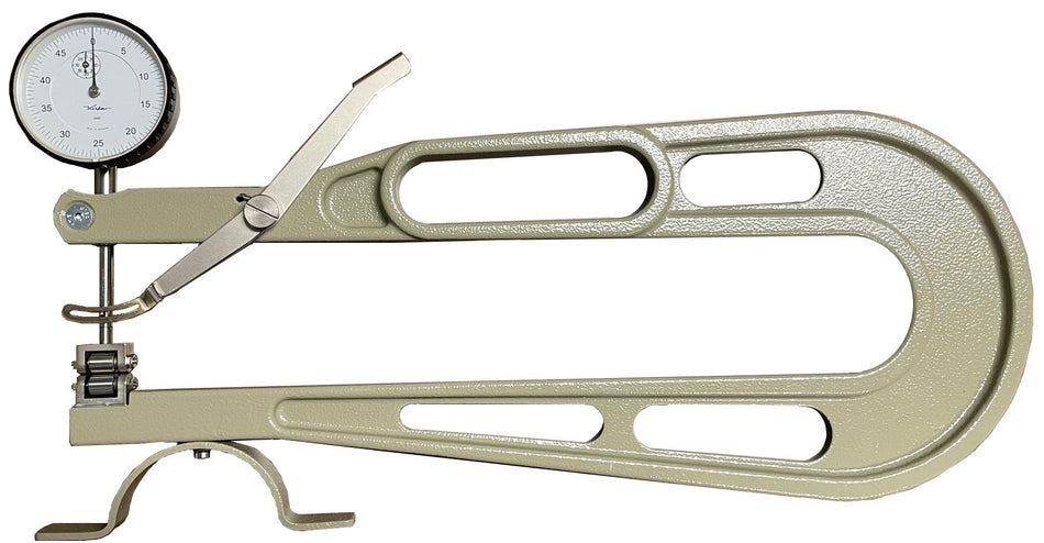 309-35048-1 Deep Throat Dial Thickness Gage Roller Contacts 16" Reach Deep Throat Thickness Gage GreatGages   