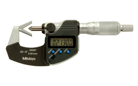 314-351-30 Mitutoyo V-Anvil Micrometer .05-.6