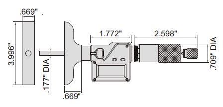 3540-150E Insize Depth Mic 6