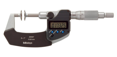 369-350-30 Mitutoyo Disc Micrometer Non-Rotating Spindle 0-1