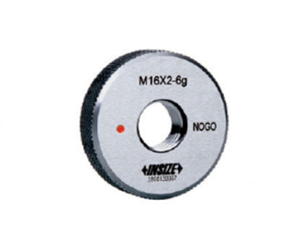 INSIZE Metric Thread Ring Gages, NO GO Only