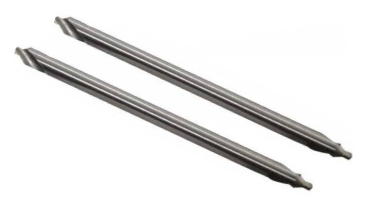 43-249-2-2 Size 2, 60° Long Center Drill 5" - 2 Pc Cutting Tools SPI   