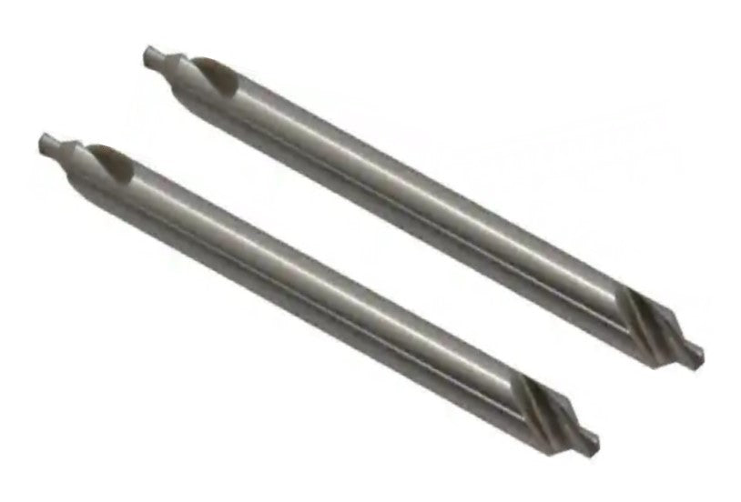 43-250-0-2 Size 2, 60° Long Center Drill 6" - 2 Pc Cutting Tools SPI   