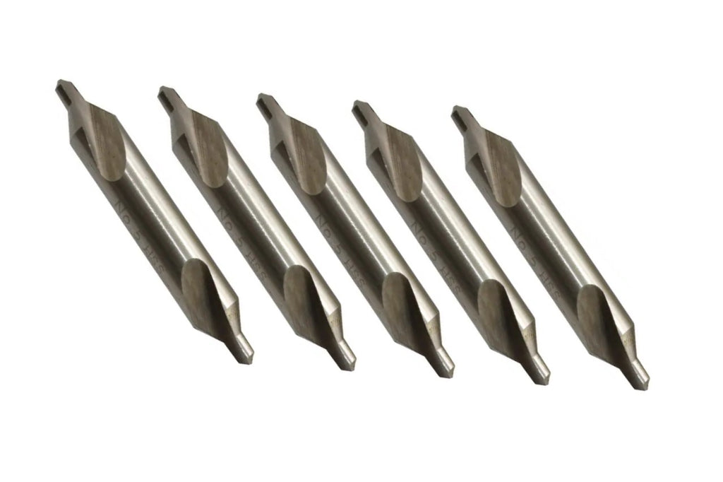 43-271-6 Size 5, 60° Center Drill 5 Pc Cutting Tools SPI   