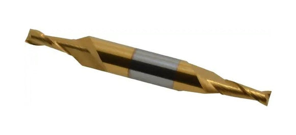 45-293-8 TiN Coated 2-Flute Double End Mill 3/16