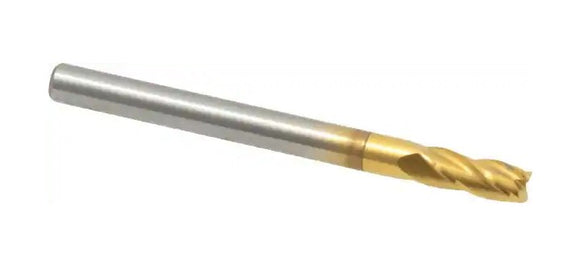 45-380-3 TiN Coated 4-Flute End Mill 0.125