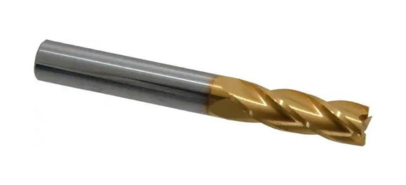 45-404-1 TiN Coated 4-Flute End Mill 0.375