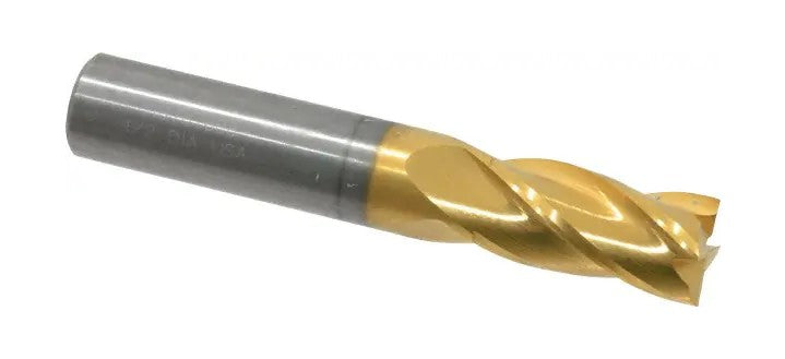 45-410-8 TiN Coated 4-Flute End Mill 1.5