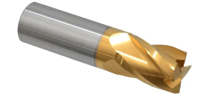 45-418-1 TiN Coated 4-Flute End Mill 0.75