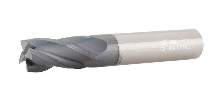 45-433-0 AlTiN Coated 4-Flute End Mill 0.5