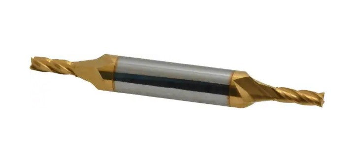 45-489-2 TiN Coated 4-Flute Double End Mill 5/32